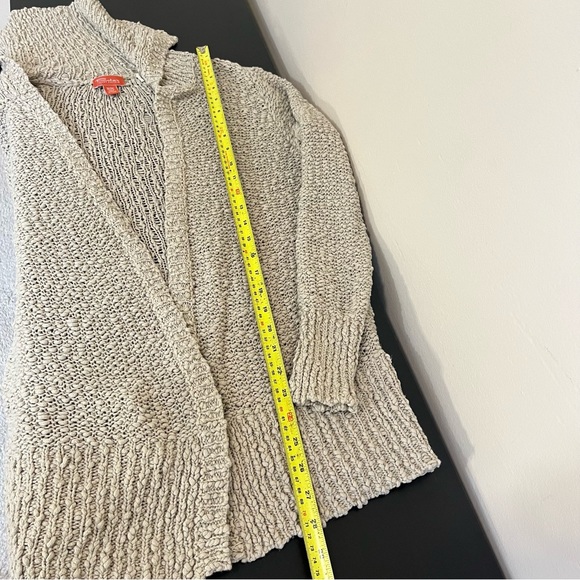 Relax Tommy Bahama Textured Tan Open Cardigan - Picture 10 of 11